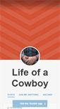 Mobile Screenshot of lifeofacowboy.com